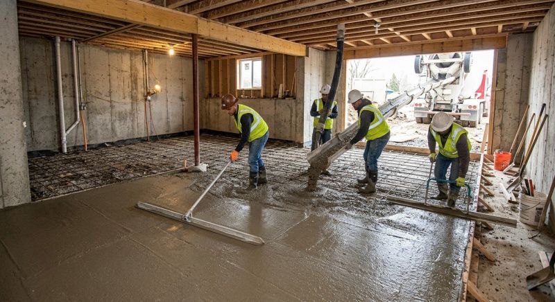 Basement Concrete Installation in Broomfield, CO