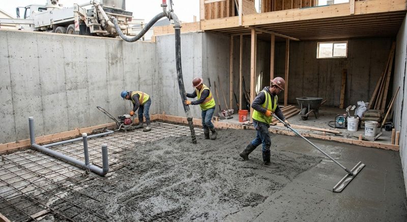 Basement Concrete Installation in Englewood, CO