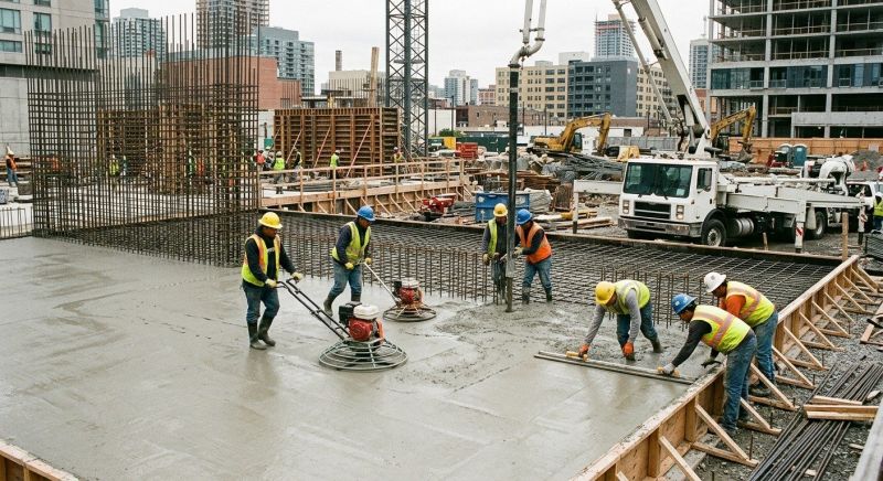 Commercial Slab Construction in Douglas County, CO