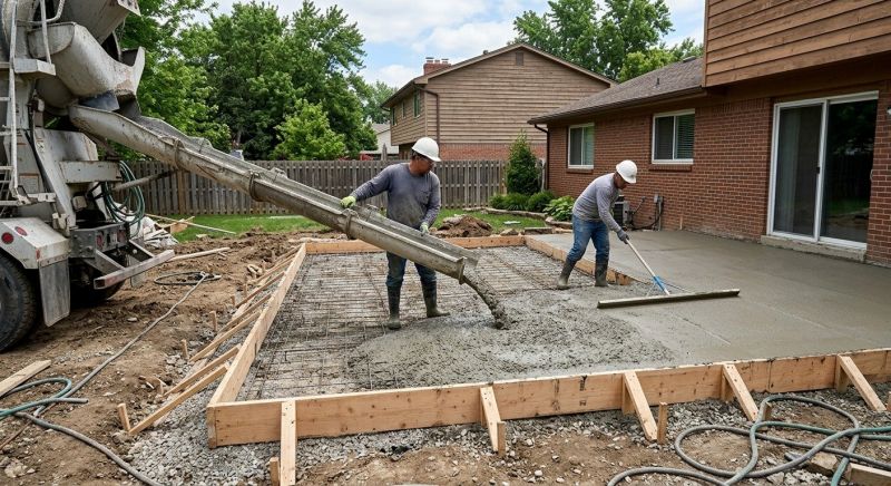 Concrete Flatwork Installation in Evergreen, CO