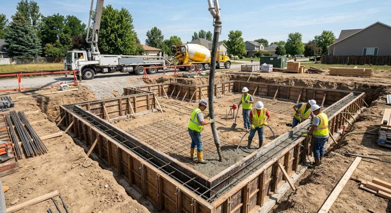 Concrete Foundation Installation in Denver, CO