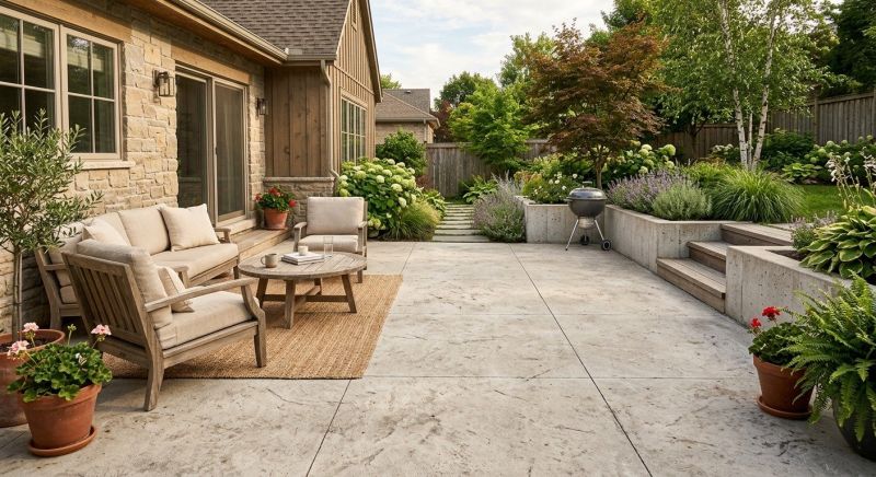 Concrete Patio Pouring in Denver, CO