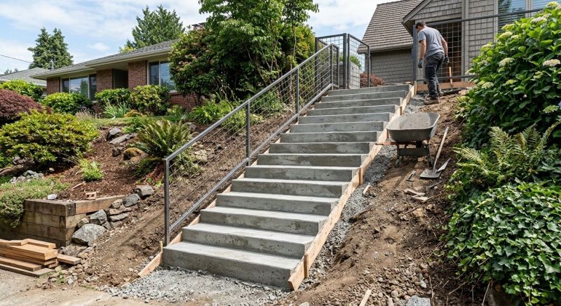 Concrete Stairs Installation in Arapahoe County, CO