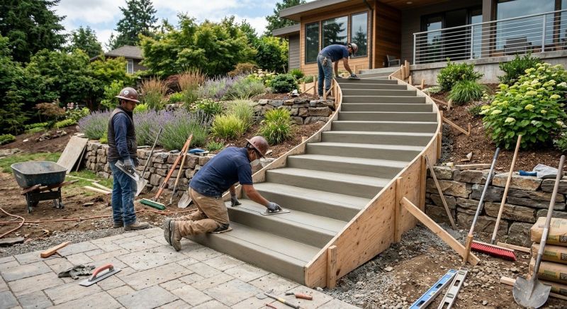 Concrete Stairs Installation in Arvada, CO
