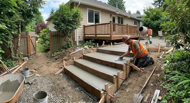 Concrete Stairs Installation in Broomfield, CO