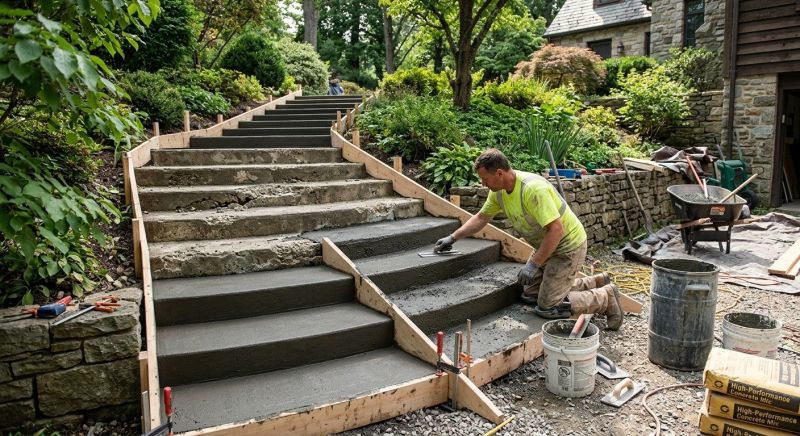 Concrete Stairs Installation in Douglas County, CO
