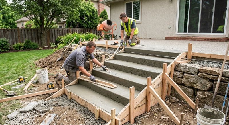 Concrete Stairs Installation in Englewood, CO