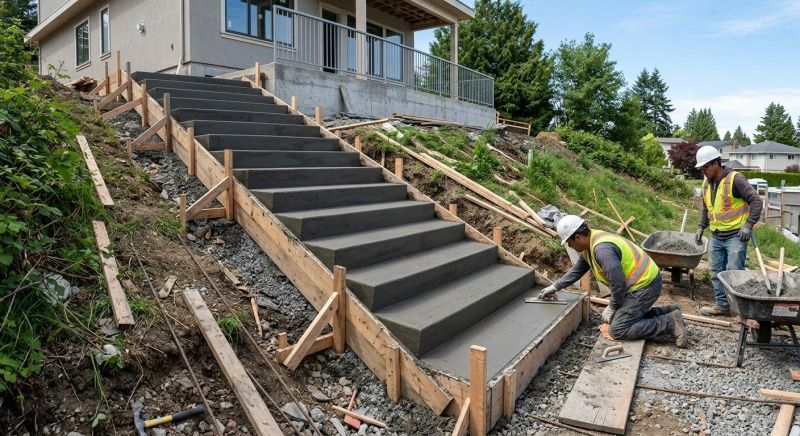 Concrete Stairs Installation in Golden, CO