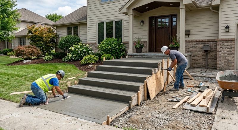 Concrete Steps Service in Denver, CO