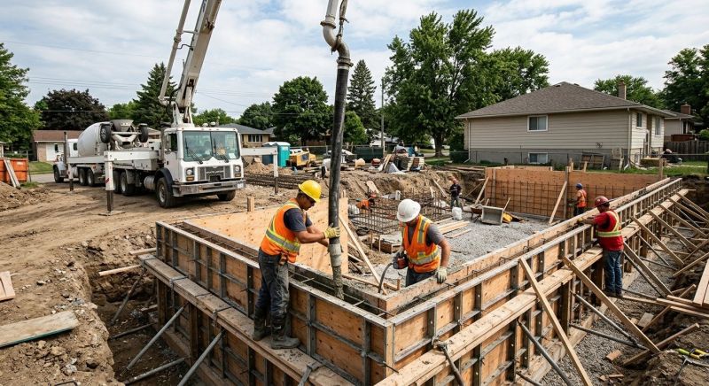 Foundation Wall Pouring in Denver, CO
