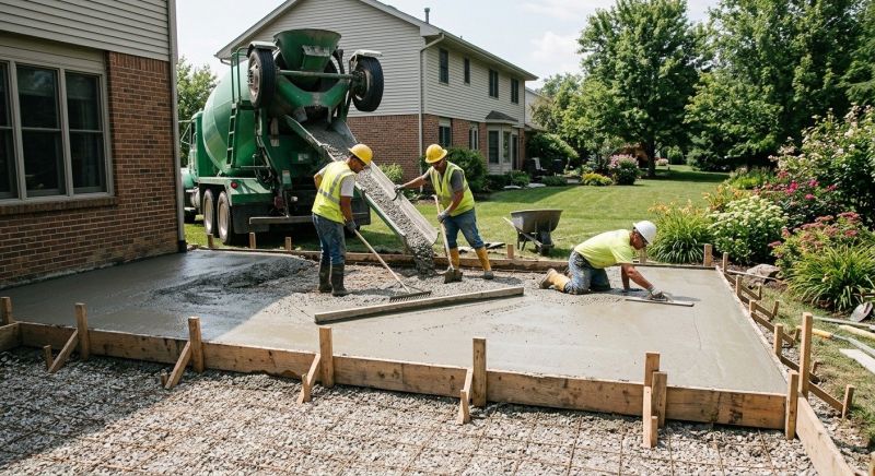 Patio Pouring Service in Denver, CO