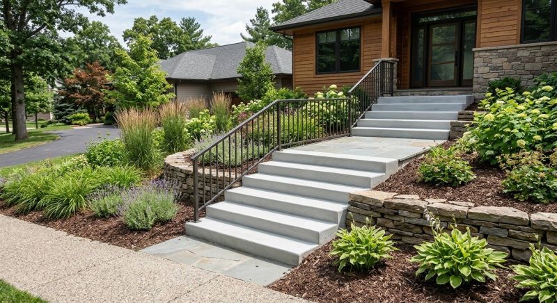 Poured Steps Installation in Arvada, CO