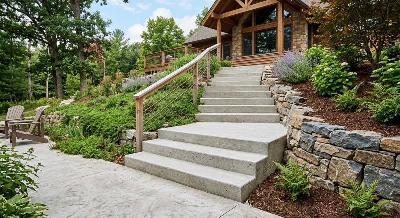 Poured Steps Installation in Indian Hills, CO