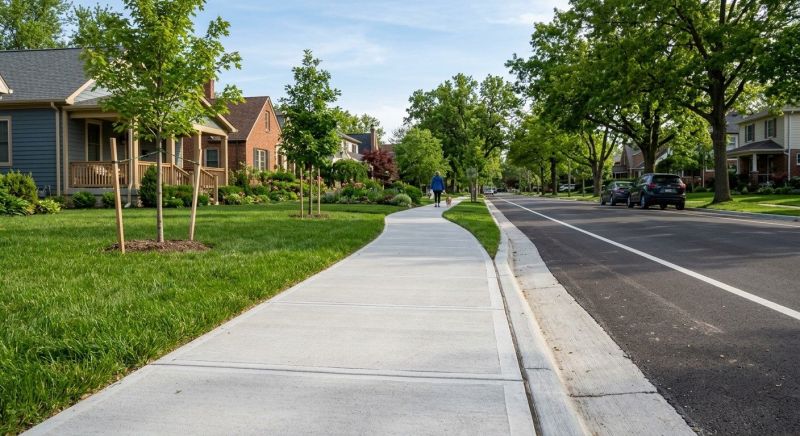 Sidewalk Construction in Lafayette, CO